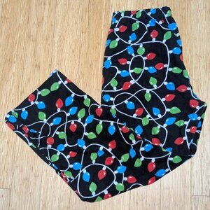 #followme Colorful Christmas Lights Men's Pajama Pants Size 2X